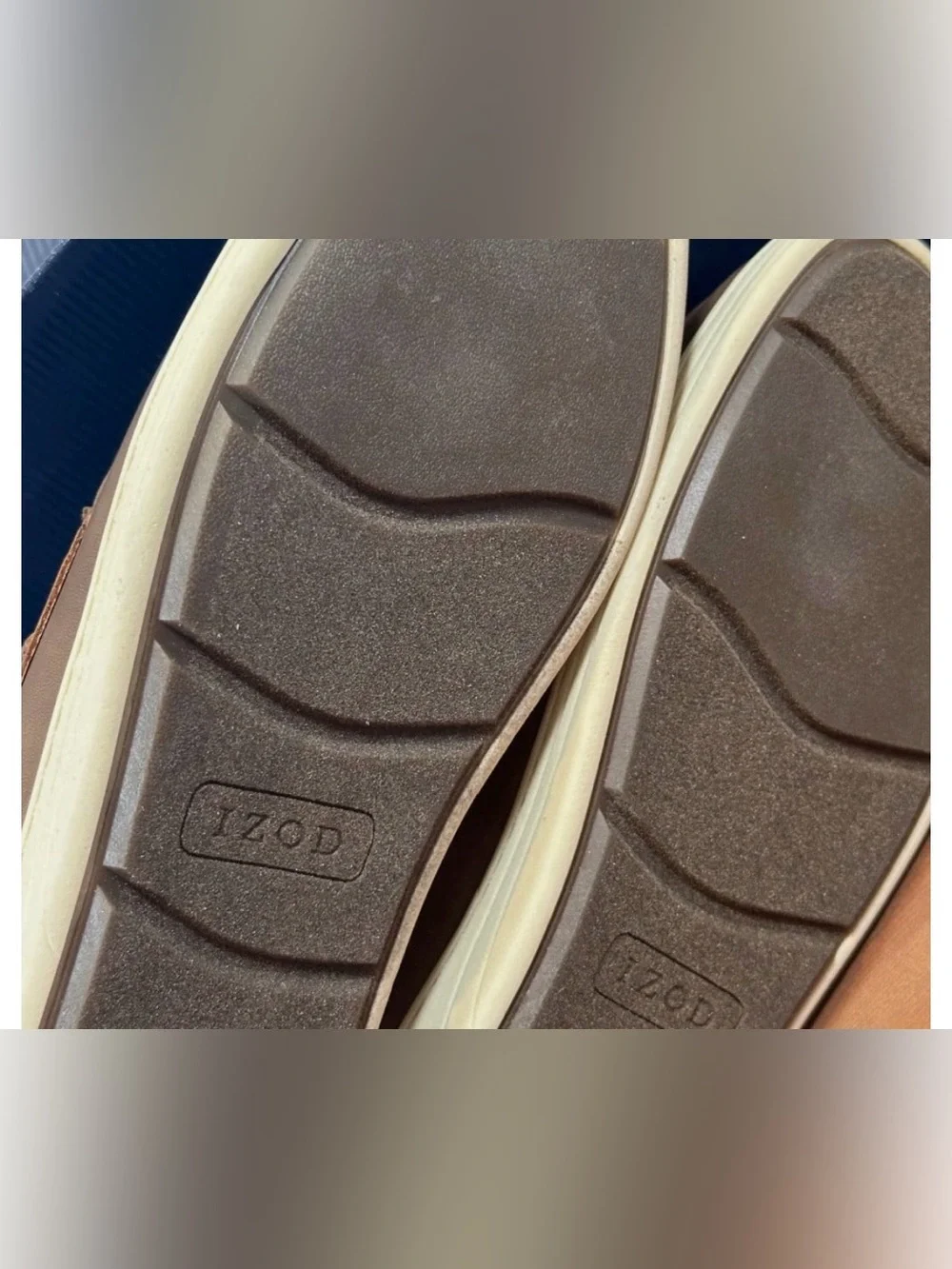Izod Men's Tan/Brown Slip-On Casual Loafers